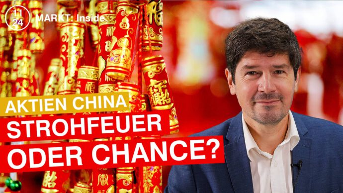 Ein Bild mit Hinweis auf China und dem Schriftzug: Aktien China - Strohfeuer oder Chance?